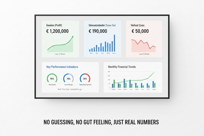 Montag, 8 Uhr. Du öffnest dein Dashboard.